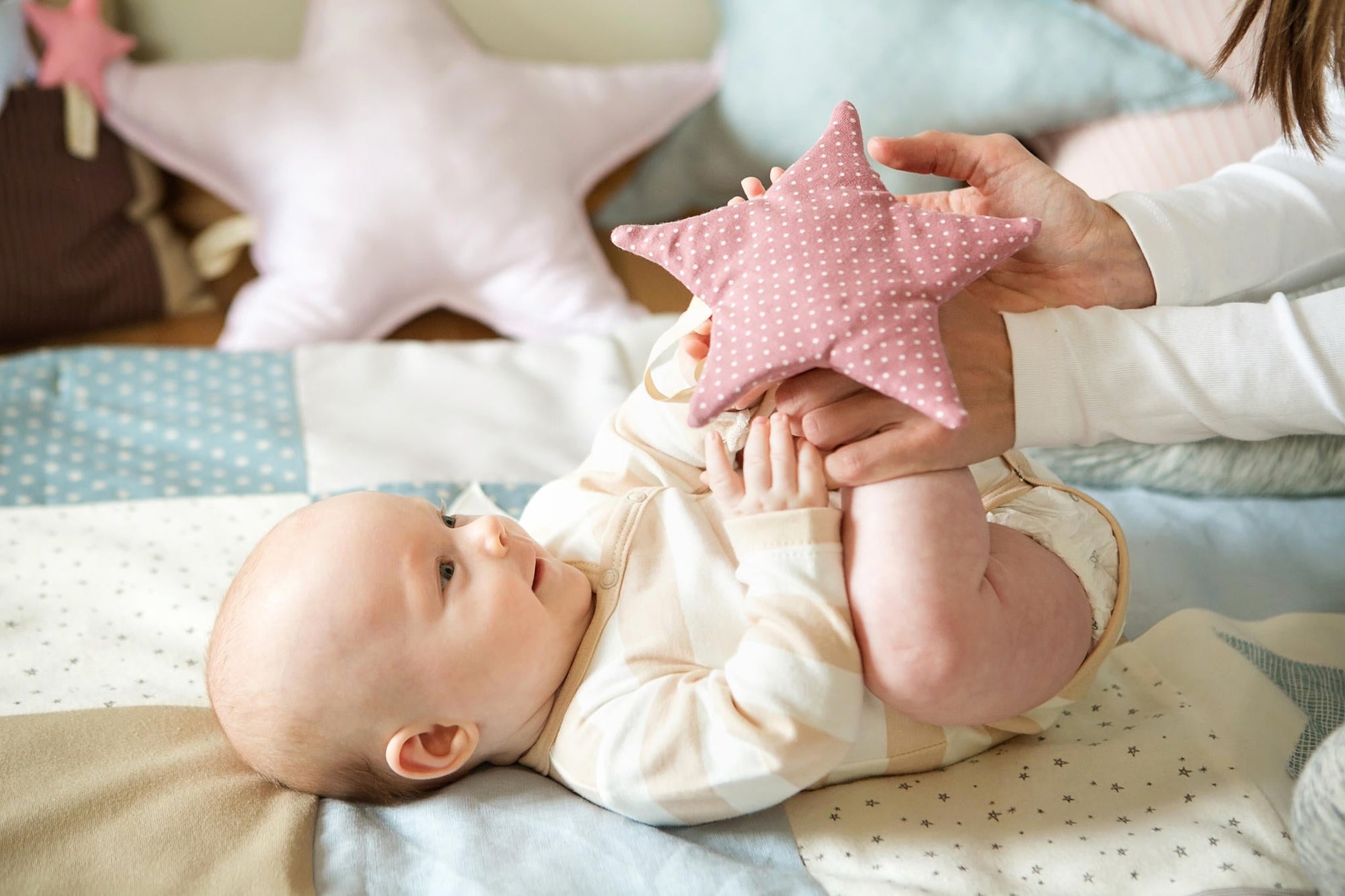 Handcrafted Charming Starlets – Eco-Friendly Baby Toys by Karloova at www.brixbailey.com
