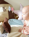 Karloova Pillow Heap – Handmade, Interactive Baby Toy by Karloova at www.brixbailey.com