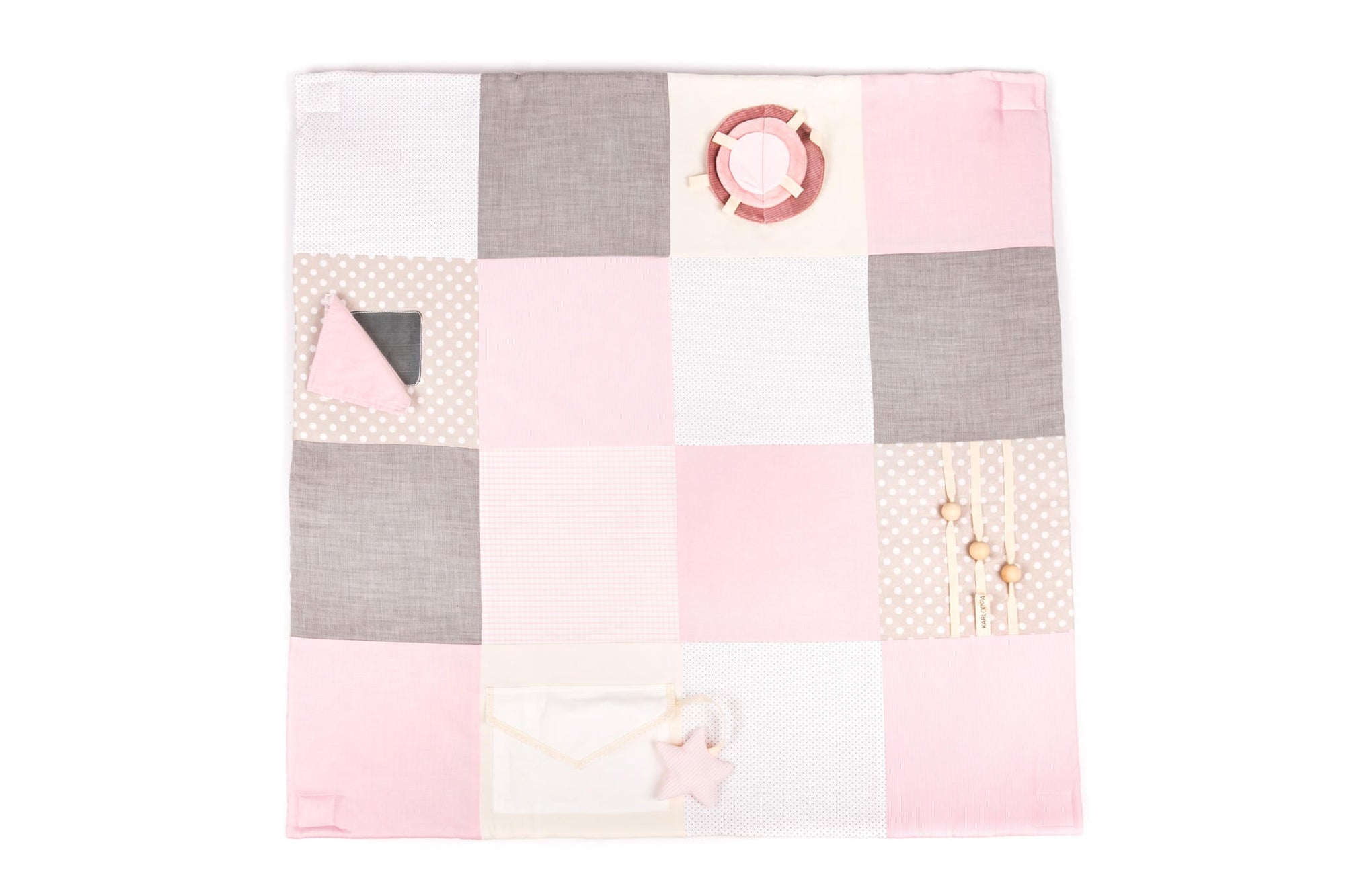 Karloova Handmade Activity Blanket – Perfect for Baby Development by Karloova at www.brixbailey.com