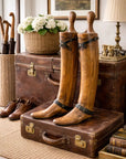 Antique English Beech Boot Trees Stretchers - Maxwell 8 Dover Street London