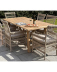 Acacia Outdoor Dining Table for Garden Gatherings