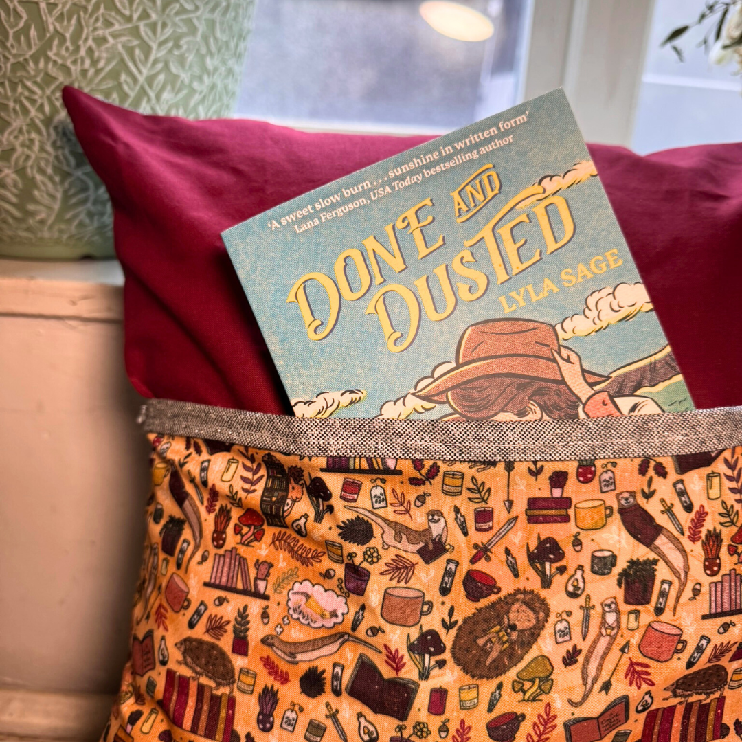 Bookish Pocket Cushion