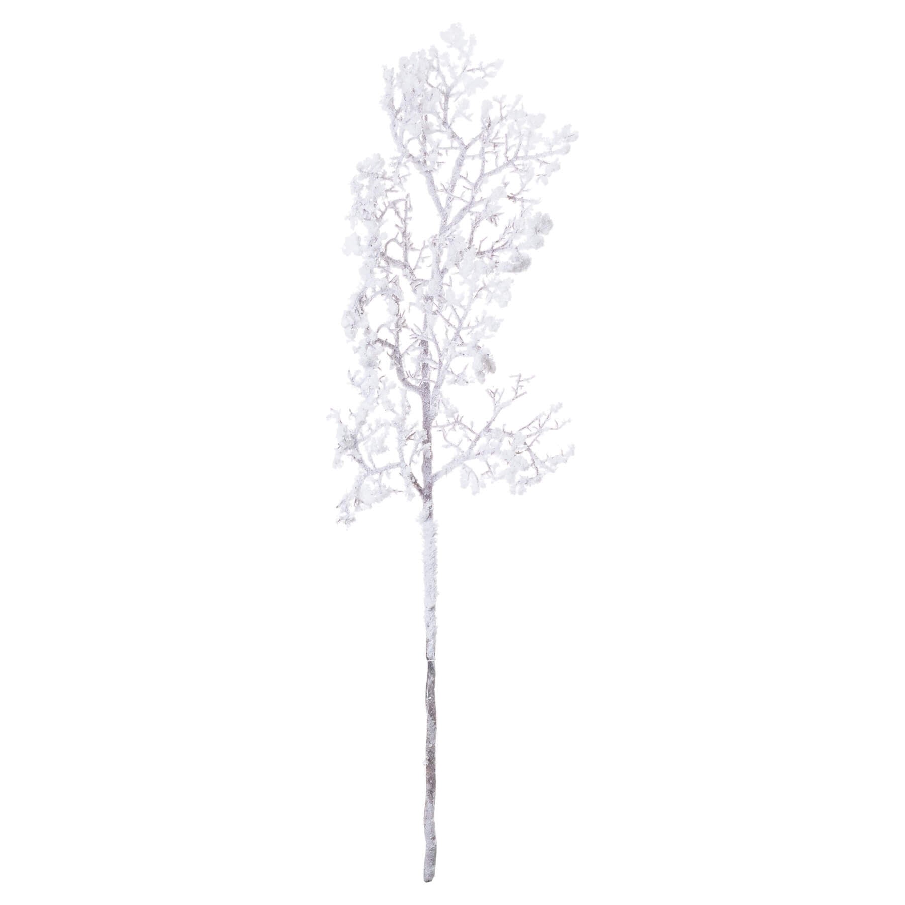 Snow-dusted winter branch decor, 43-inch lifelike plastic foliage for festive mantel or centerpiece displays by sostter at brixbailey.com