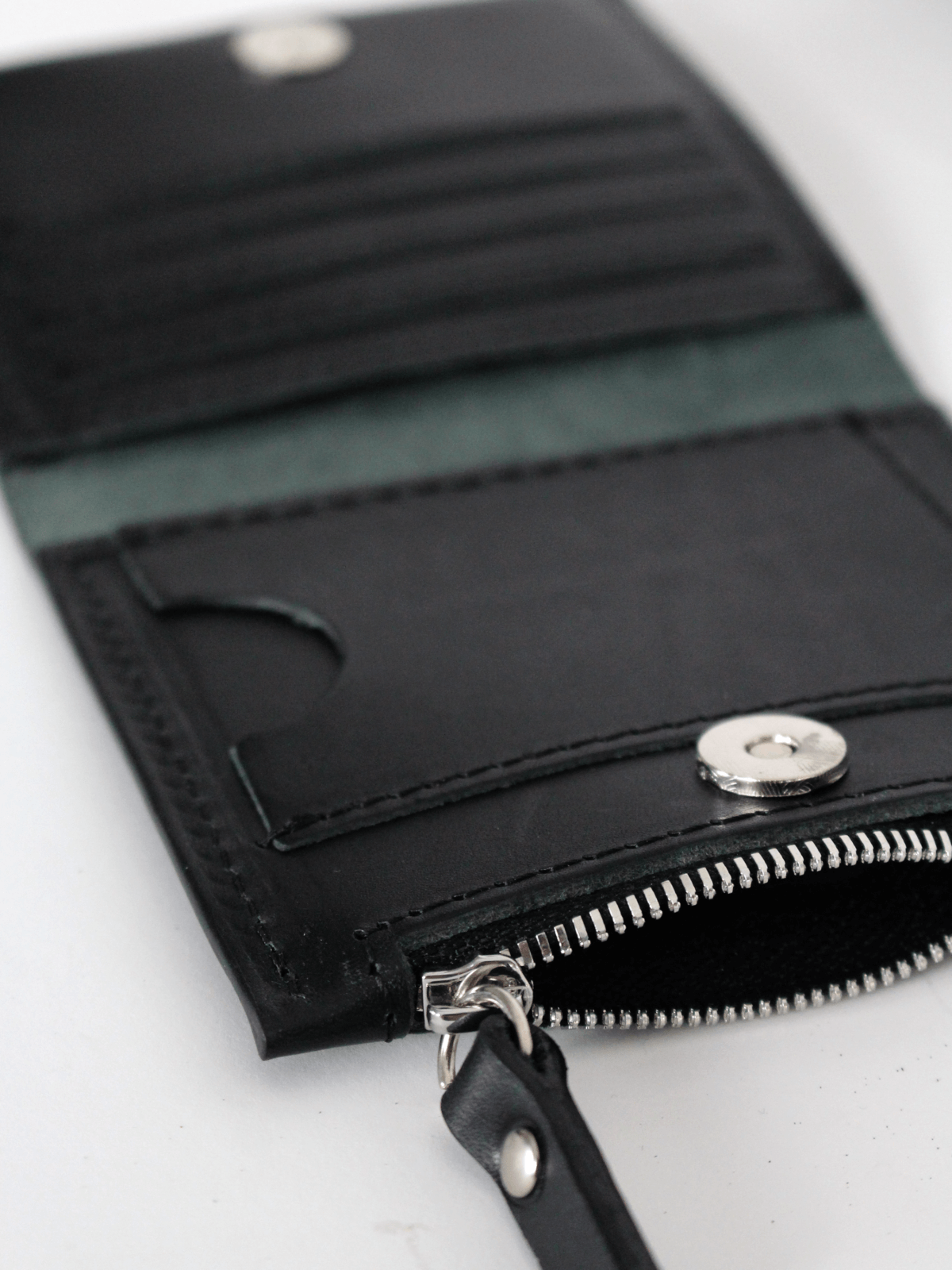 Classic Black Mini Leather Wallet