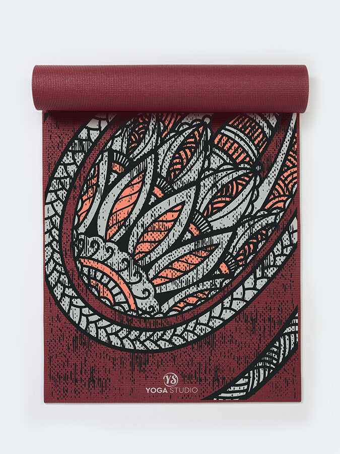 Yoga Studio Designed Reversible Sticky Yoga Mat 6mm