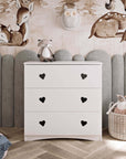 Julia White Chest of Drawers for Children