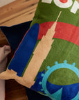 London Needlepoint Cushion