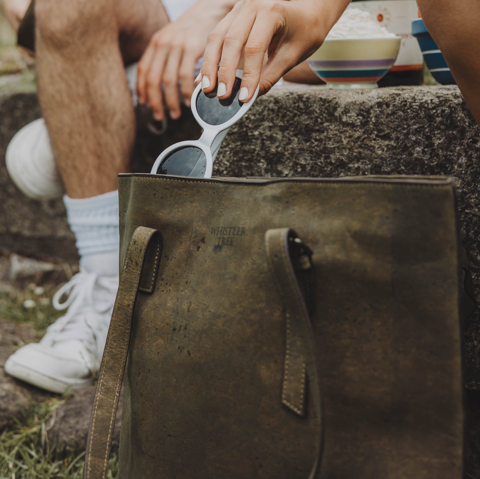 Amadora Tote Bag - KHAKI