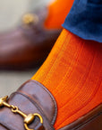 Burnt Orange Bamboo Socks
