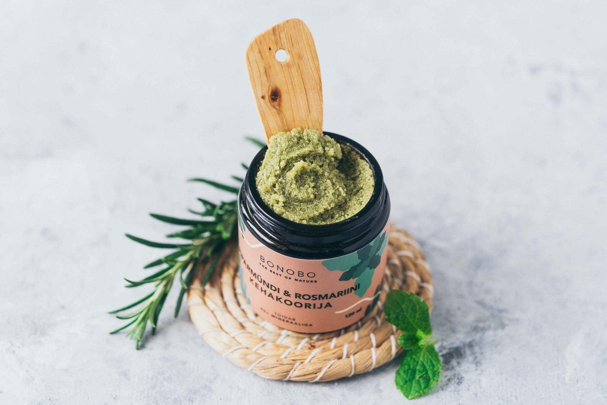 Peppermint and Rosemary Body Scrub 120 ml