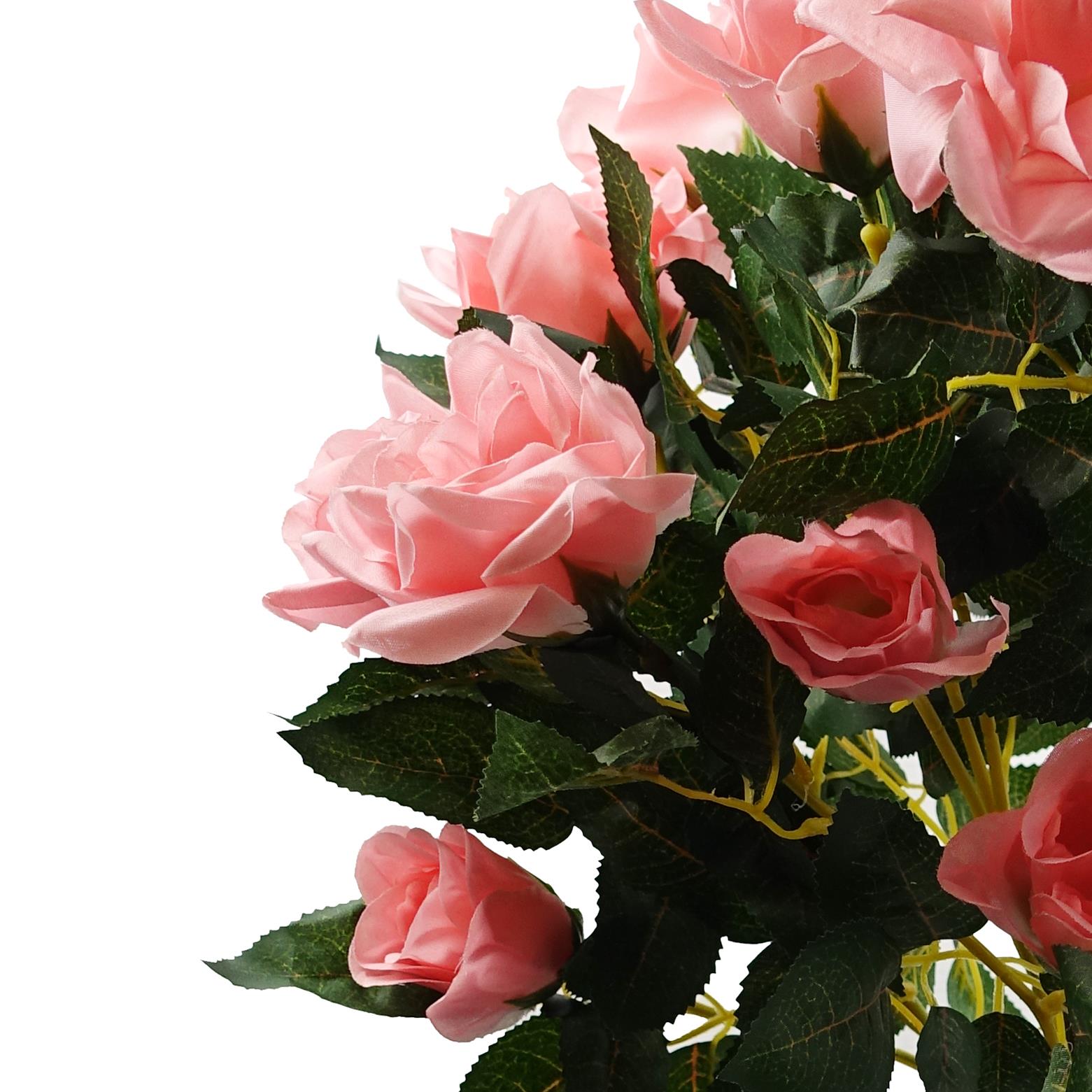 Leaf Design 90cm Pink Rose Tree-2