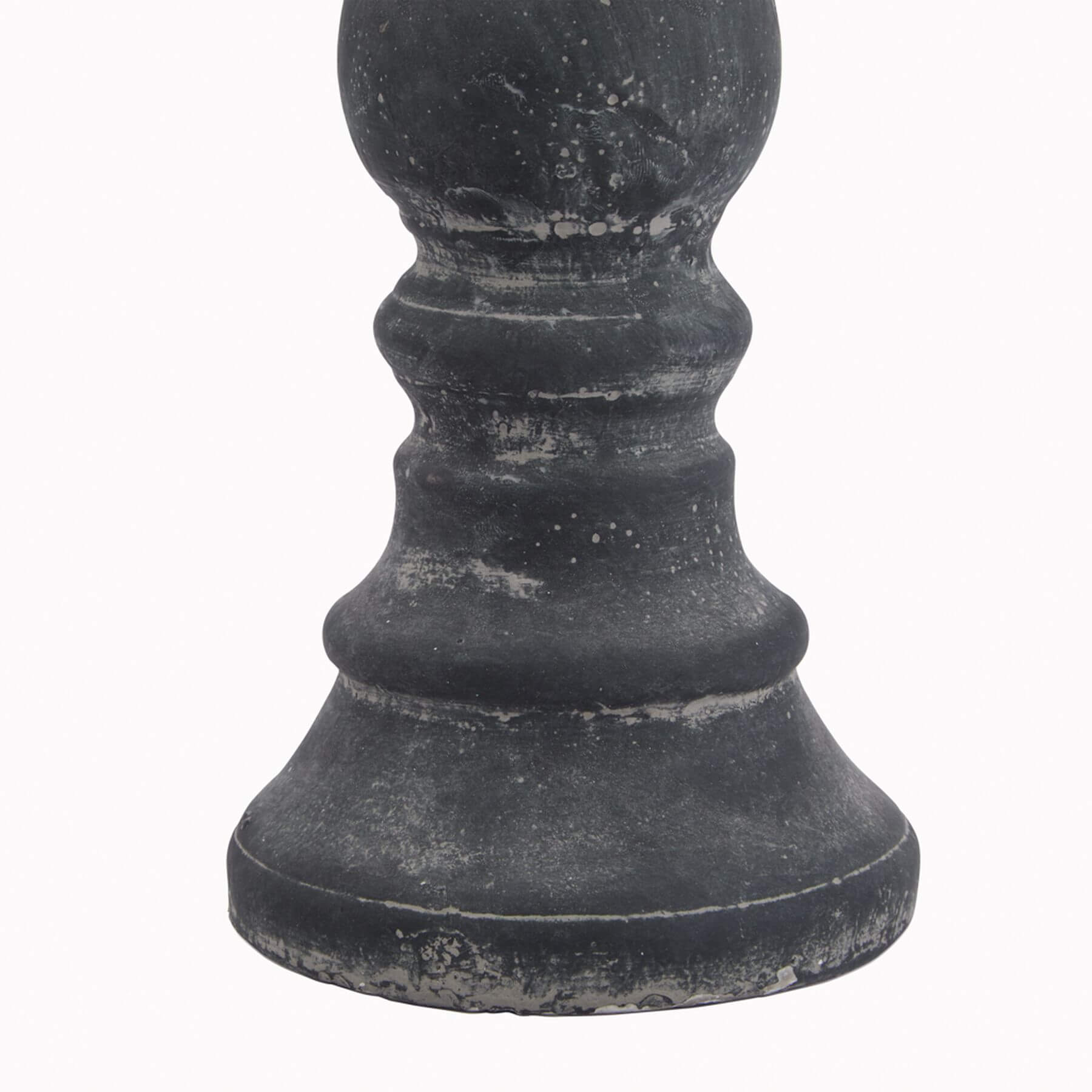 Grey Column Candle Holder for Modern Interiors