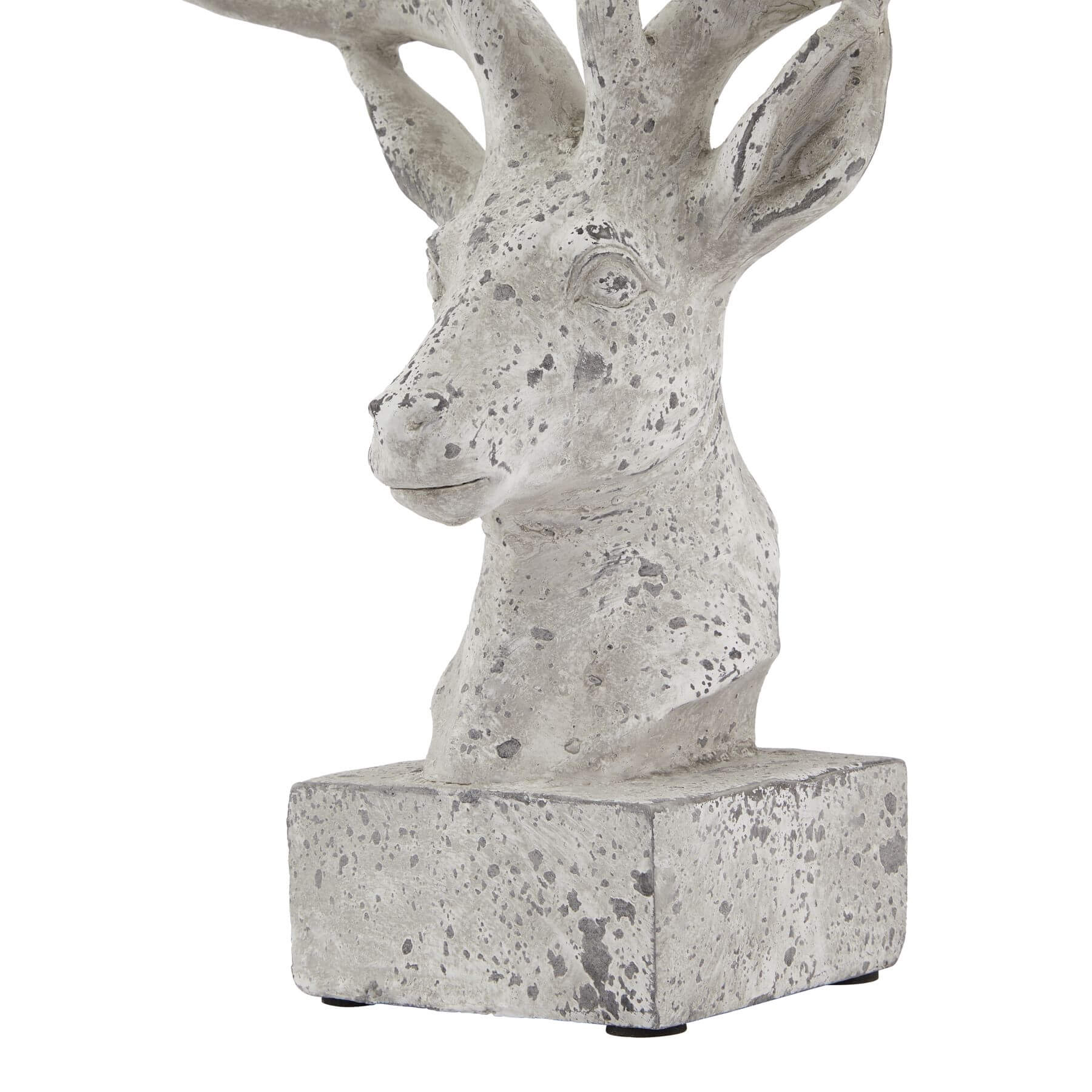 Stone Effect Stag Ornament for a Touch of Country Marvel