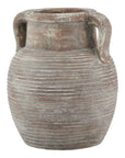 Siena Brown Amphora Ceramic Vase