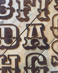 Rusty 5" Carnival Metal Letters A-Z