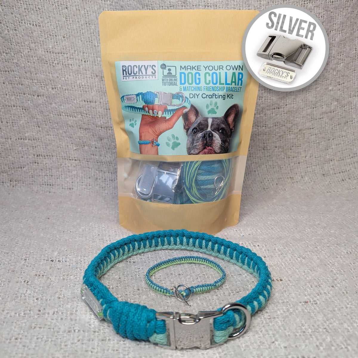 Make Your Own Dog Collar &amp; Friendship Bracelet Craft Kit - MINT