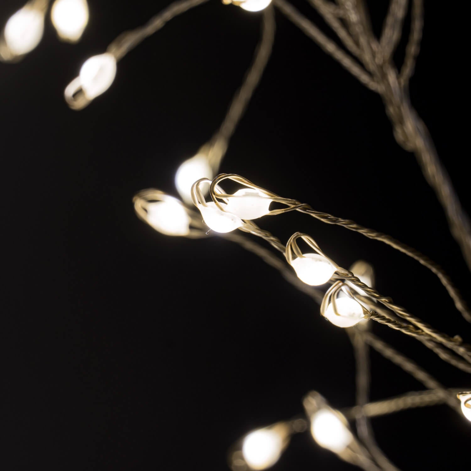 9ft Warm White LED String Lights | 8 Lighting Modes