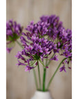 Lilac Artificial Agapanthus Flower Stem