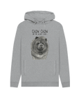 Blue Chow Chow Men's Hoodie – Featuring The Aloof Floof Design!