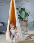 Kids' Cozy Cocoon Hammock – Fun & Safe Indoor/Outdoor Swing by Sówka at brixbailey.com