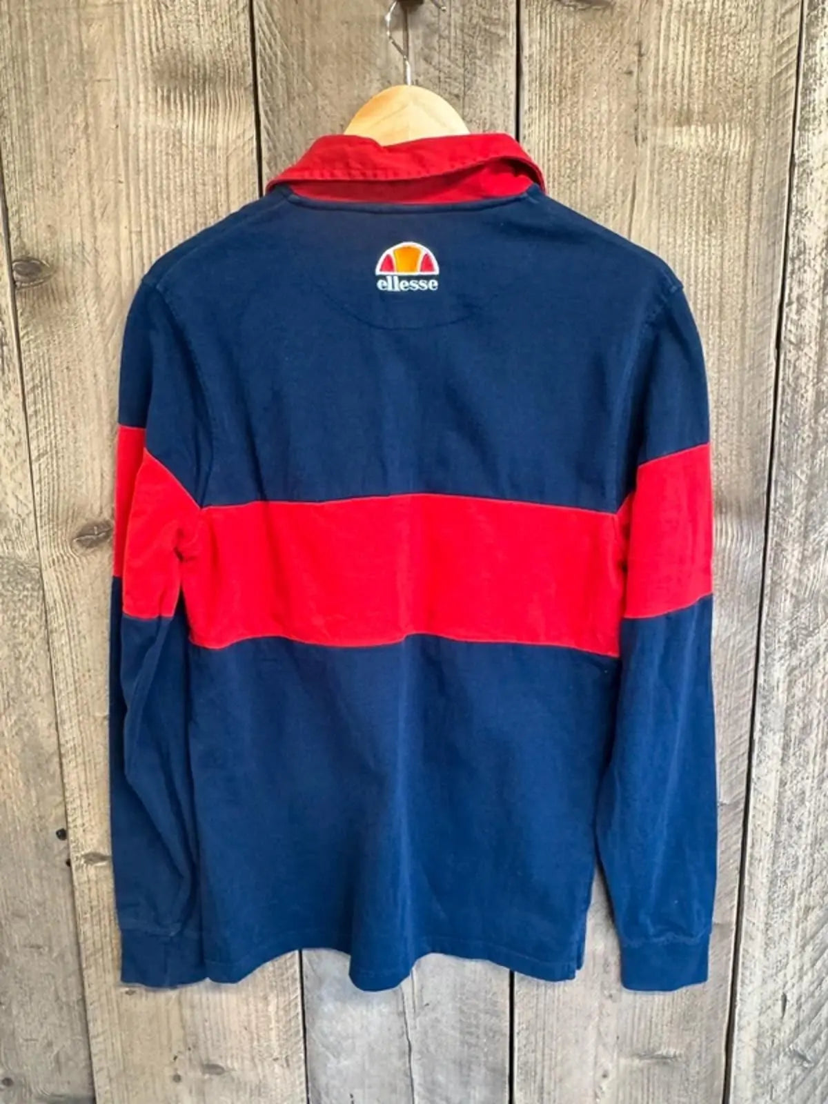Vintage 1990s Ellesse Rugby Top Jumper Sweatshirt medium 
