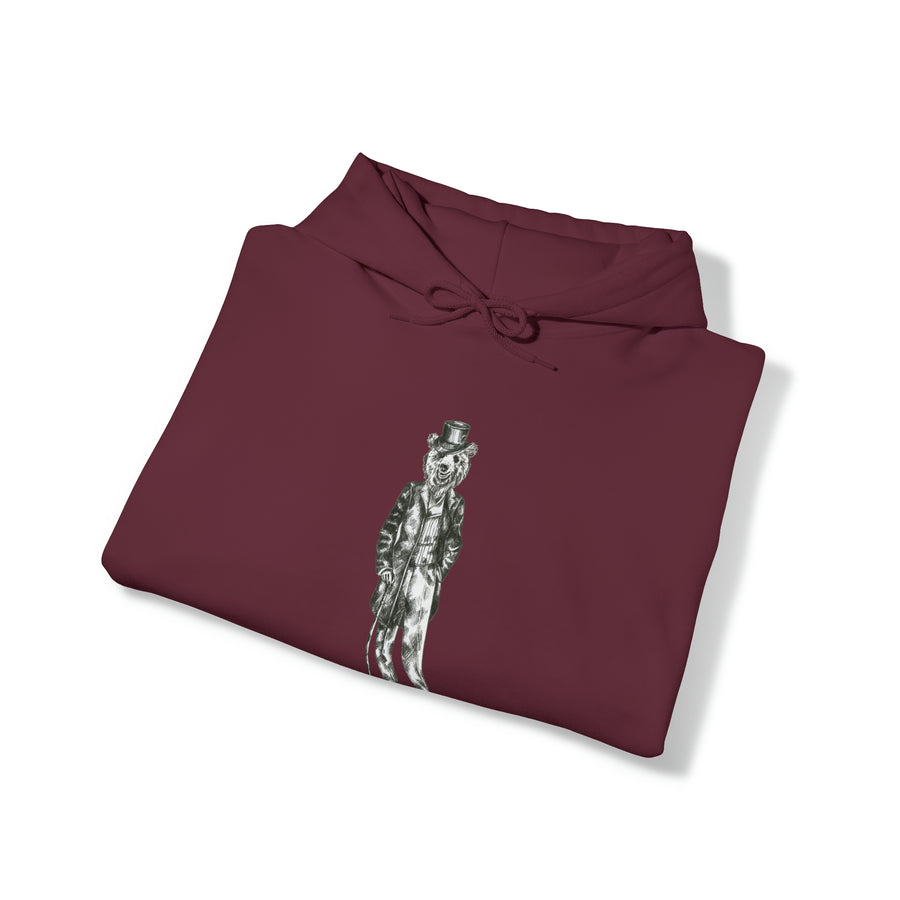 Graphic Print Unisex Hooded Sweatshirt