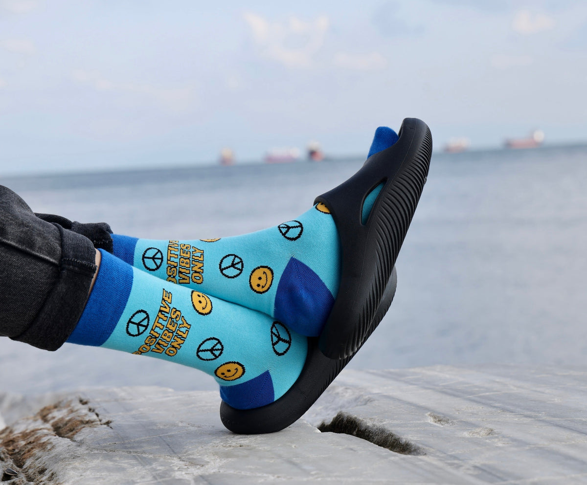 Positive Vibes Bamboo Socks