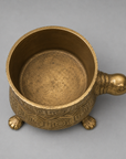 Tortoise Planter Pot | Brass Finish Indoor Succulent Holder