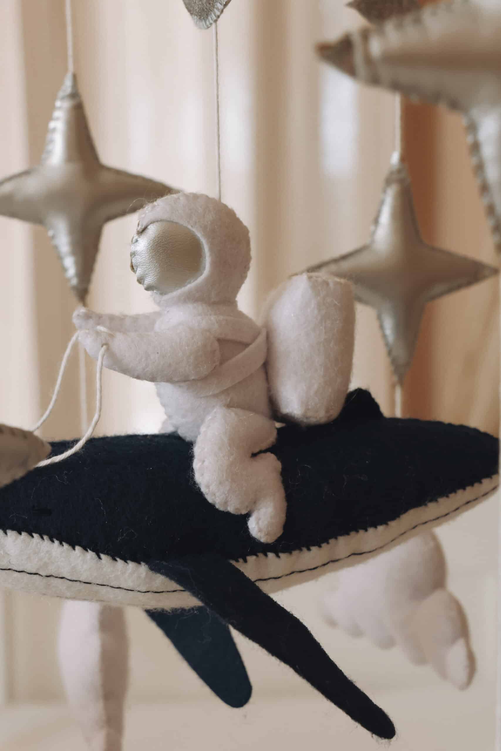 Handmade astronaut mobile-13