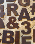 Rusty Metal Letters , Signs For The Home And Garden A–Z | Fat Font 5" Lettering