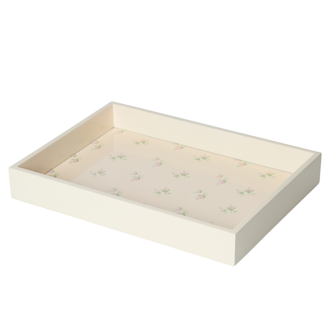 Domenica Marland x Yolke Rosebud Breakfast Tray in Cream