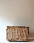 Victorian Industrial Basket On Wheels