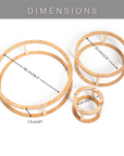 Wooden Montessori Rings Set