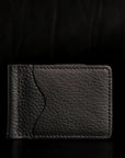 The Pinnacle Wallet - Brown Slim Money Clip Pebble Grain Leather Wallet