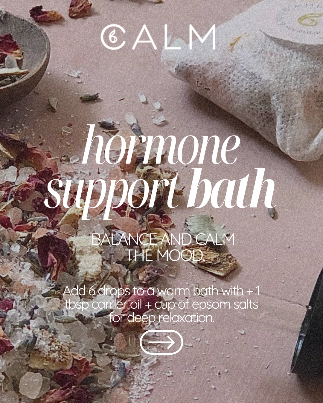 Rest Calm – Sleep &amp; Hormone Balance Blend with Lavender, Geranium &amp; Frankincense