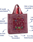 LEO Quilted Midi Tote Çanta - DESERT MOOD