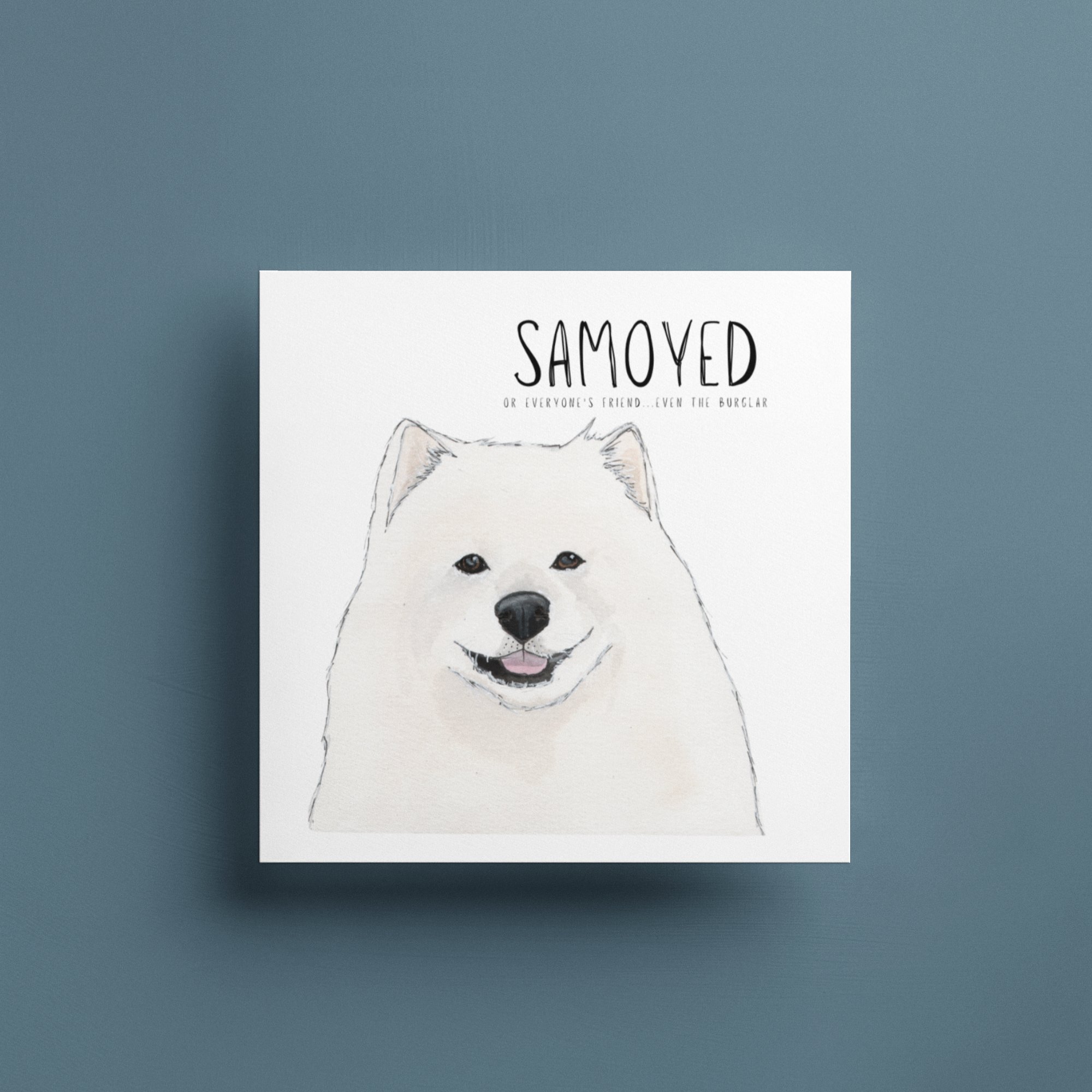 Fluff, Love &amp; Alibis – A Samoyed Card for All Occasions