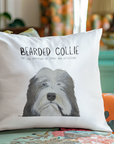 The Bearded Collie Cushion Cover: For the Chaos & Cuddles You Never Knew You Needed!