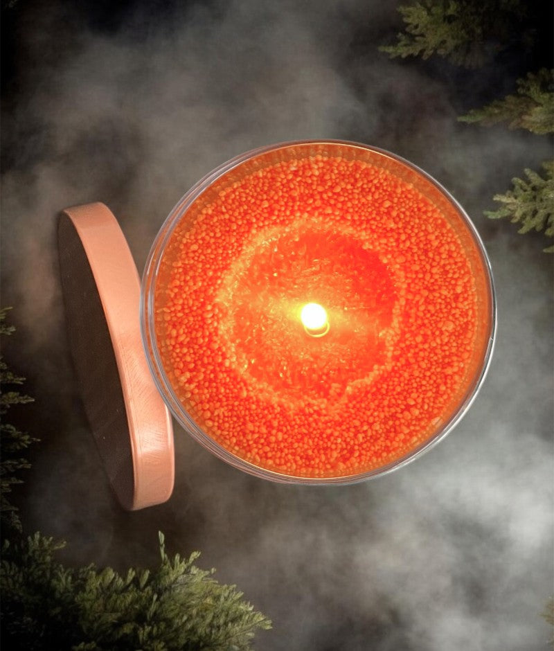 Add a Burst of Color with The Candledust 160 Orange Candle - Eco-Friendly &amp; Unscented Elegance for Your Home by Candledust at www.brixbailey.com