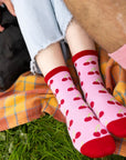 Cherry Bamboo Socks