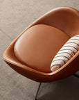 Snail Brown Chair, Leather