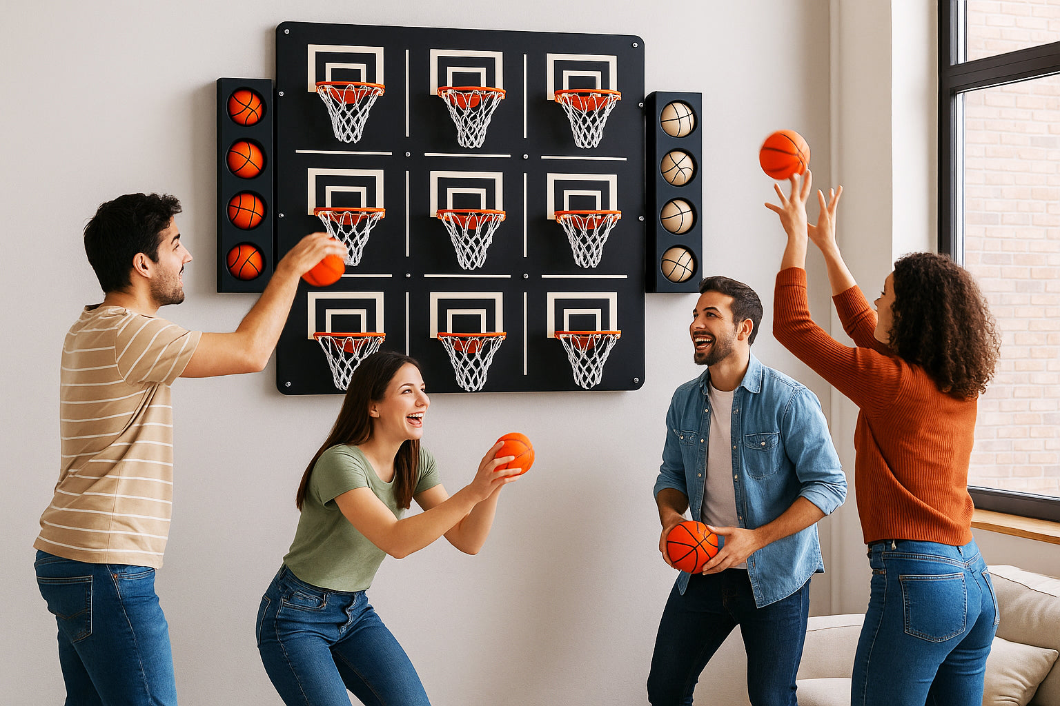 Giant Tic Tac Hoops