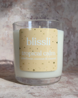 Tropical Calm Elderflower Coconut and Caramel Soy Candle 220g