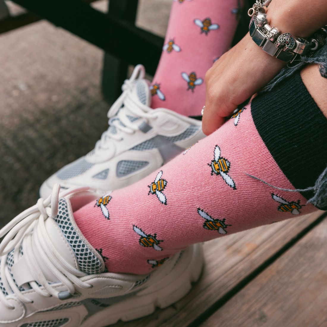 Bumblebee Matching Bamboo Socks (Adult &amp; Child)