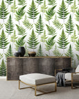 Green Fern Botanical Wallpaper