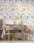 Watercolor Wild Flower Wallpaper