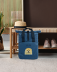 Fawn Chow Chow Chic: Aloof Floof Roll-Top Backpack