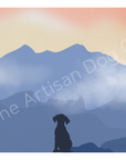 Dog in Nature Greetings Card