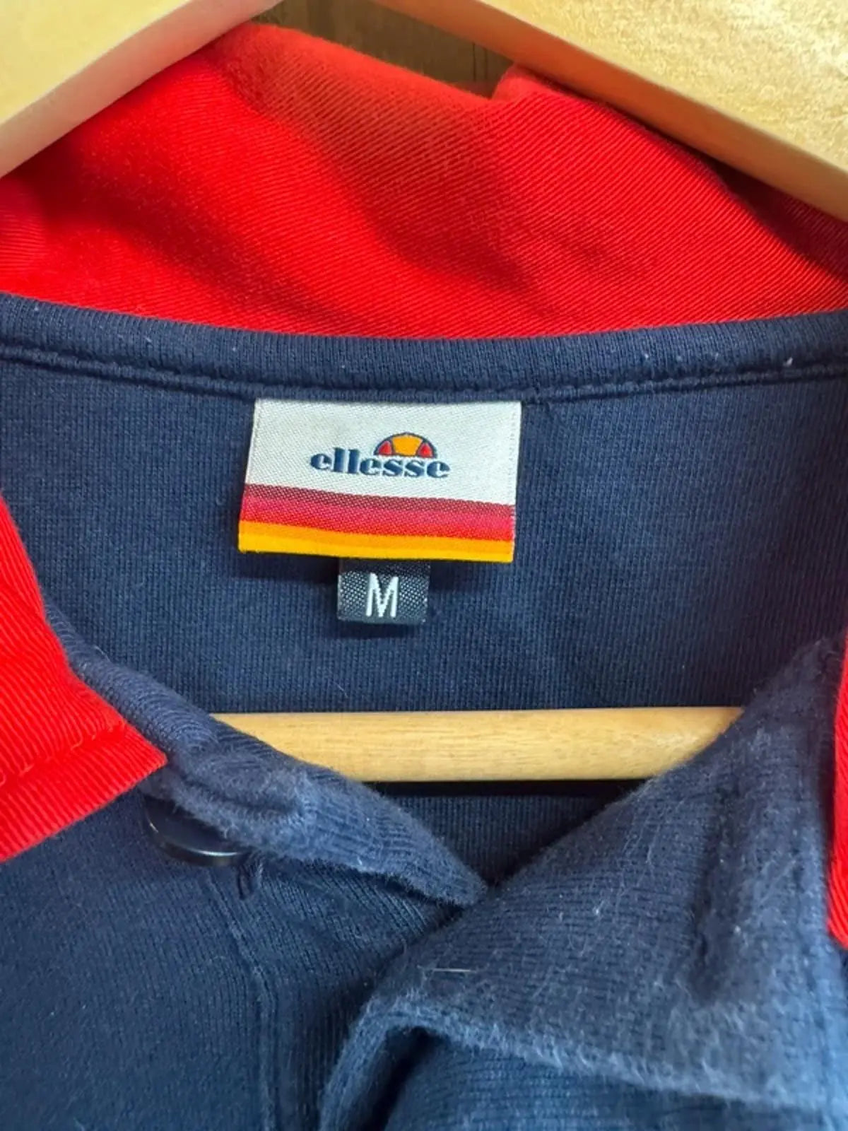 Vintage 1990s Ellesse Rugby Top Jumper Sweatshirt medium 