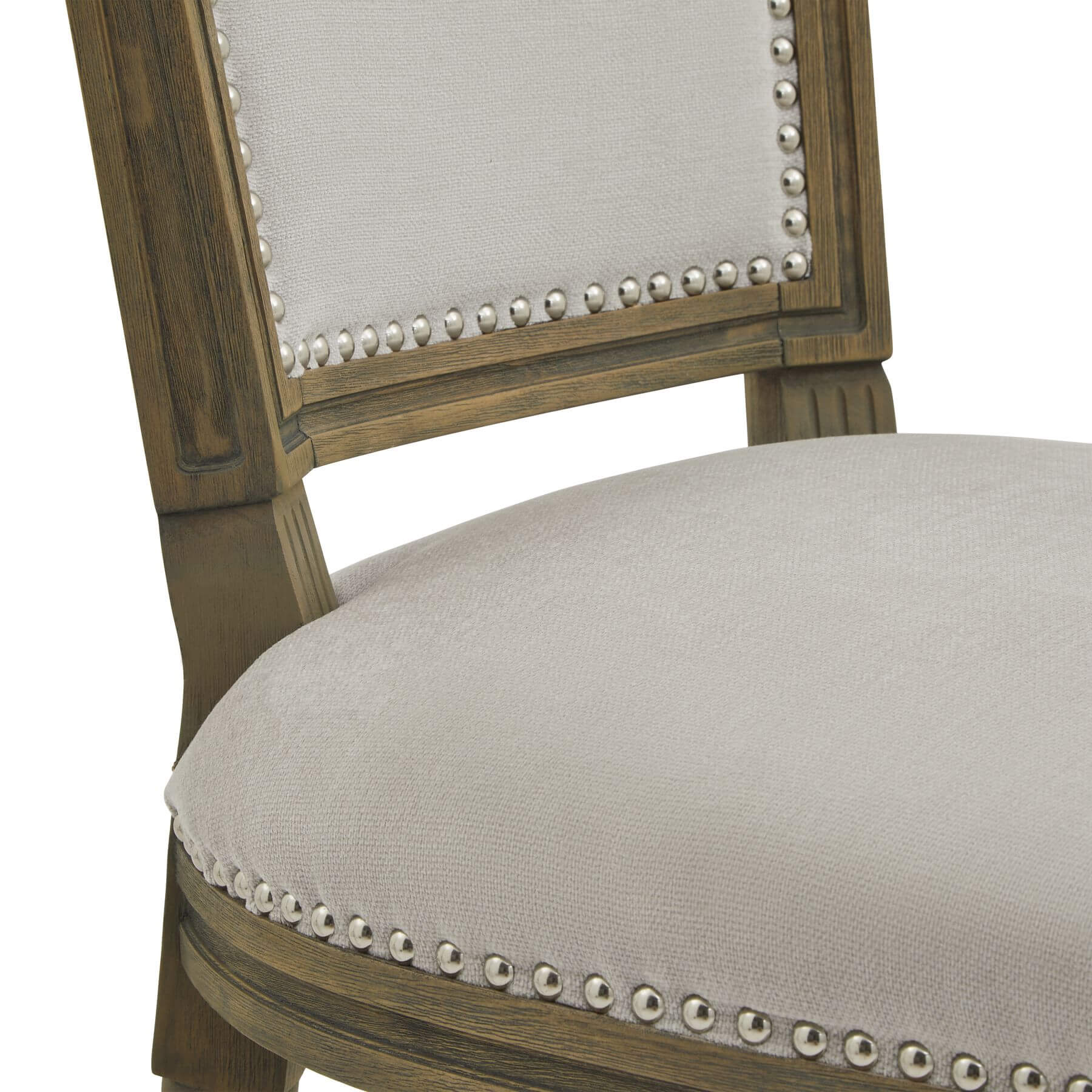 Upholstered Grey Dining Chair